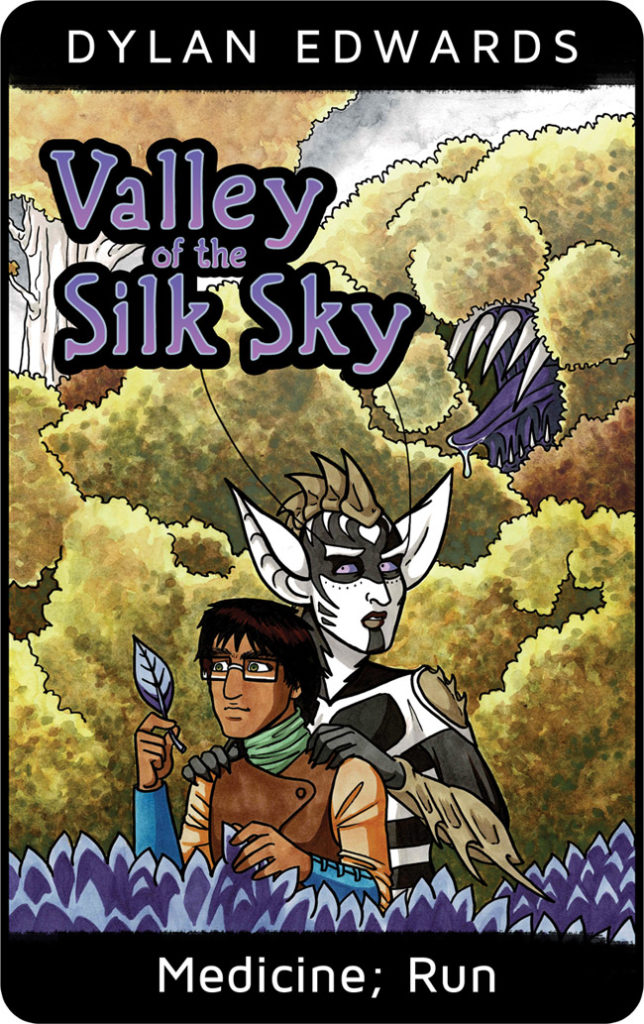 Valley of the Silk Sky - Medicine Run - minicomic cover