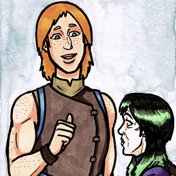 Valley of the Silk Sky queer YA webcomic