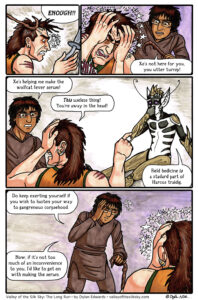 Valley of the Silk Sky queer YA Sci-fi webcomic - page 117