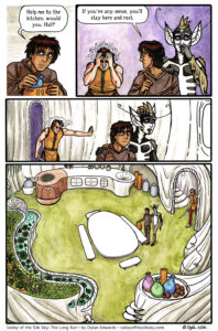 Valley of the Silk Sky: The Long Run queer sci-fi comic - page 118